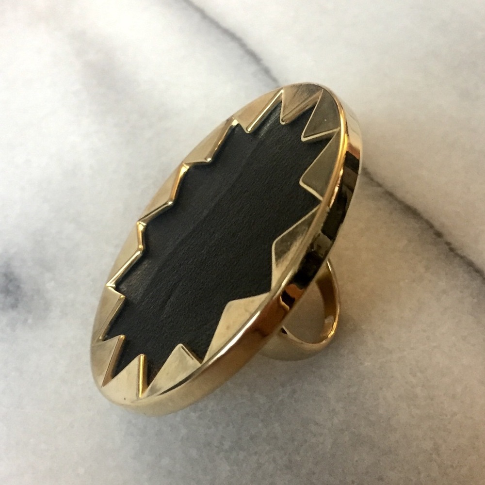 House of Harlow Starburst Cocktail Ring SIZE 6